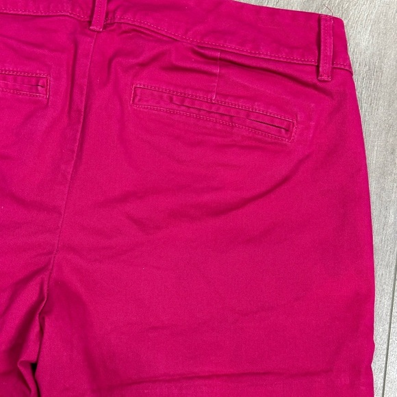 Women's Old Navy Pixie 4 Small Shorts Chino Khakis Pink Stretch 4 Pockets EUC - Picture 6 of 8